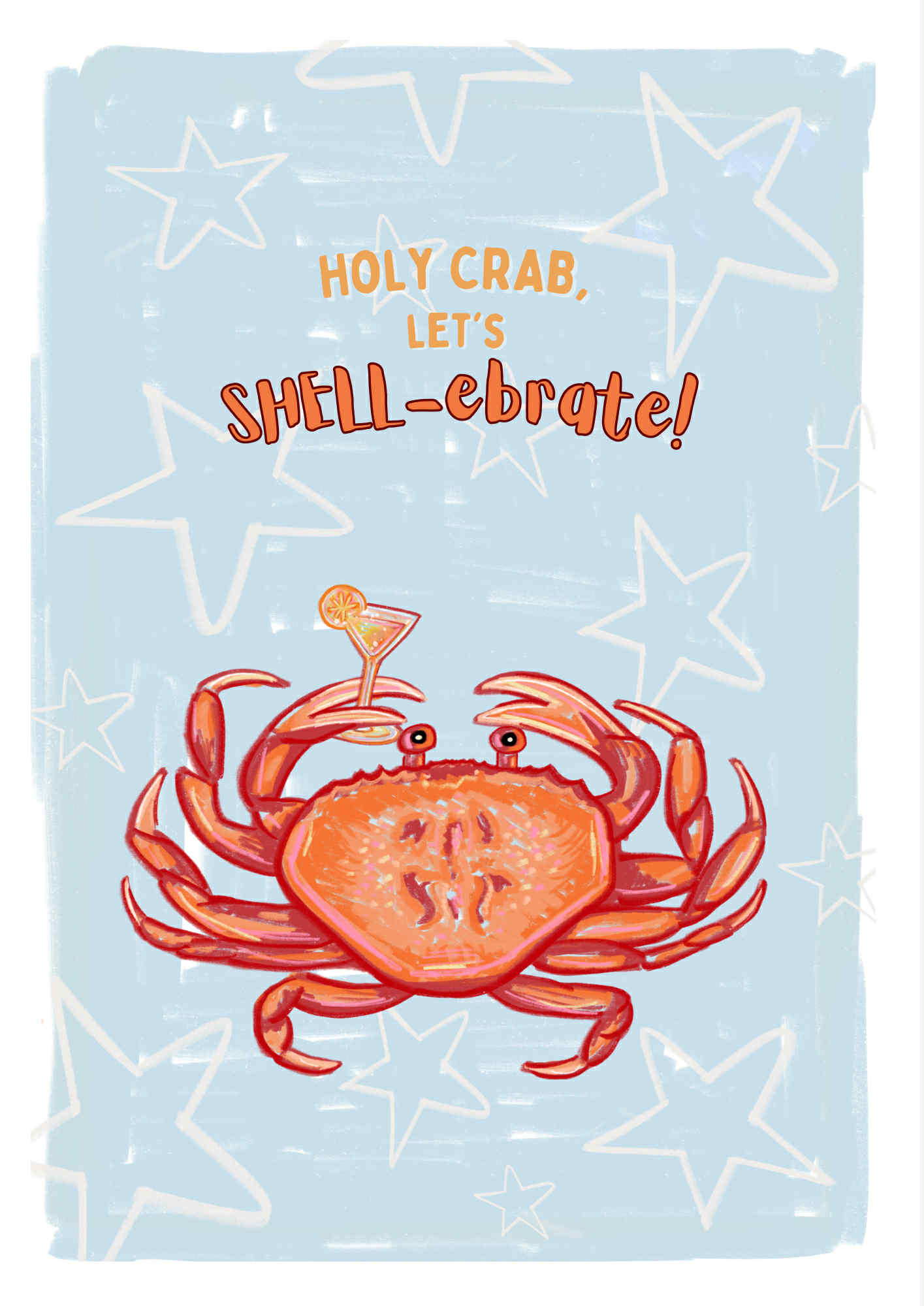 The crab collection - greeting cards