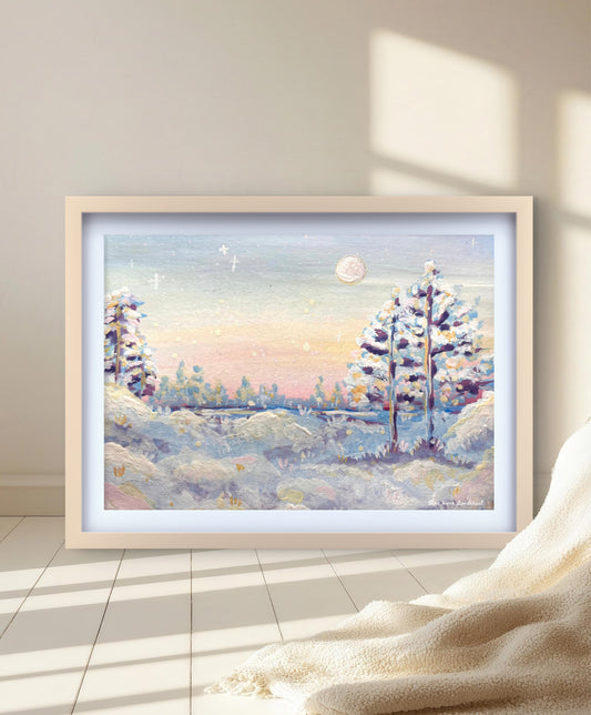 PRINT / snølandskap