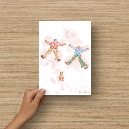 SNØENGLER / A5 print