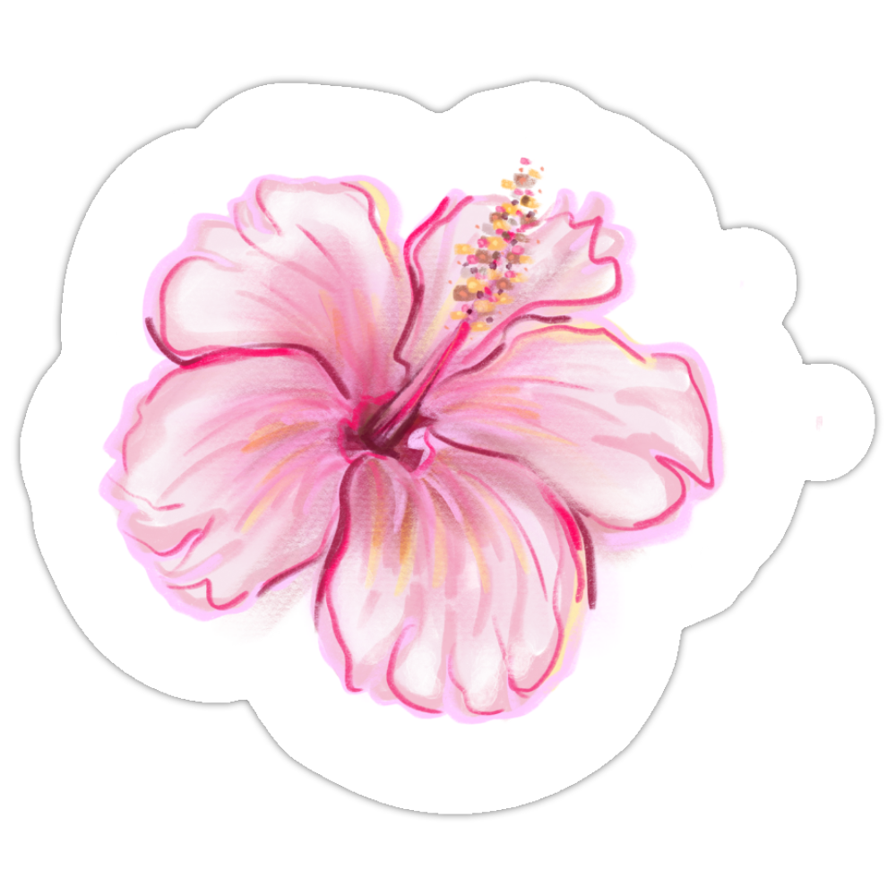 PINK FLOWER sticker